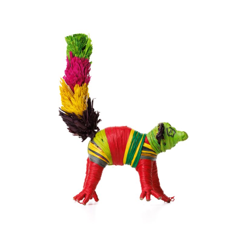 Lemur z rafii w kolorach tęczy - obrazek 6