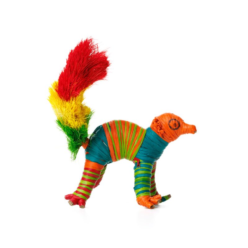 Lemur z rafii w kolorach tęczy - obrazek 9