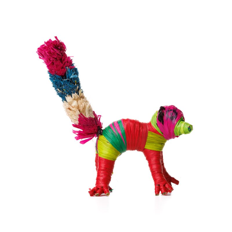 Lemur z rafii w kolorach tęczy - obrazek 10